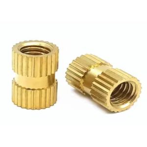 DIN16903 Insert Nut Closed Insert Nuts With Disk For Plastics Mouldings Round