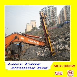 China Hot Sale Multifunction MGY-100BW Excavator Mounted Micropile hole drilling