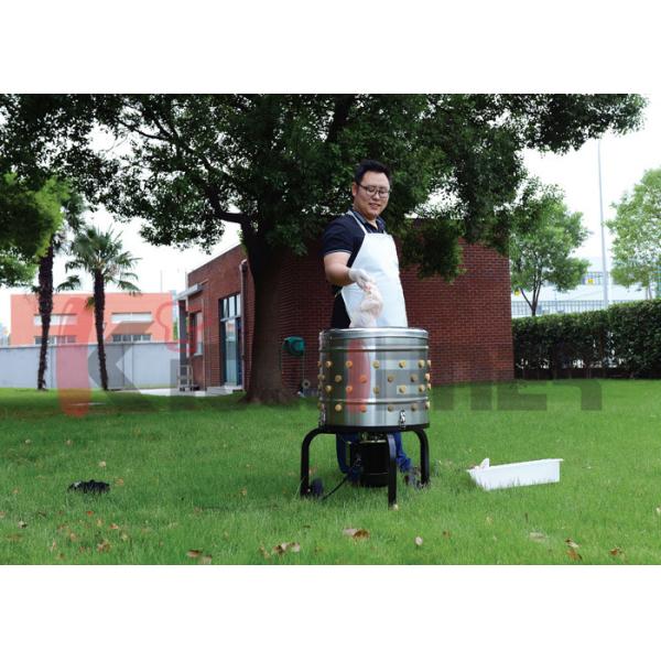 Quality 800W 285R/min Turkey Chicken Plucker Machine 20 Inch Barrel Bird Plucking Machine wholesale