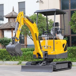 TE-20 Mini Excavator , 2tons Track Machine with Reinforced Bucket，Suitable for
