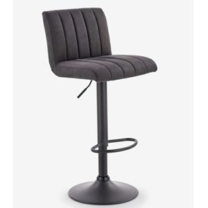 Grey Fabric Counter Height Bar Stools For Kitchen Bar Pub Height Adjustable