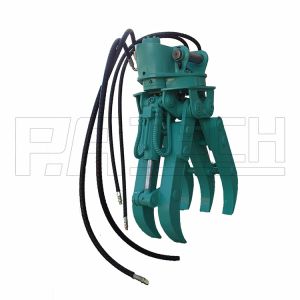 Excavators Attachments Hydraulic Grapple, Backhoe Log Grapple On Sell