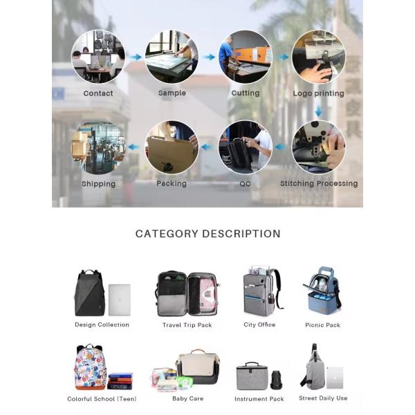 Business Computer Bag Mens High End Backpack Fashionable And Elegant Travel Bag