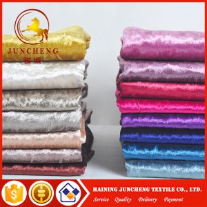 ks 92% polyester spandex crushed ice pant fabric for garments