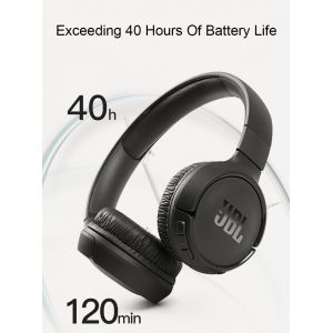 TUNE 510BT Over-Ear Wireless Bluetooth V5.3 Noise Cancelling Headphones &