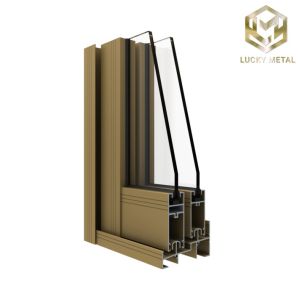High-Strength Rust Proof Aluminium Door Frame Profile For Industrial Installatio