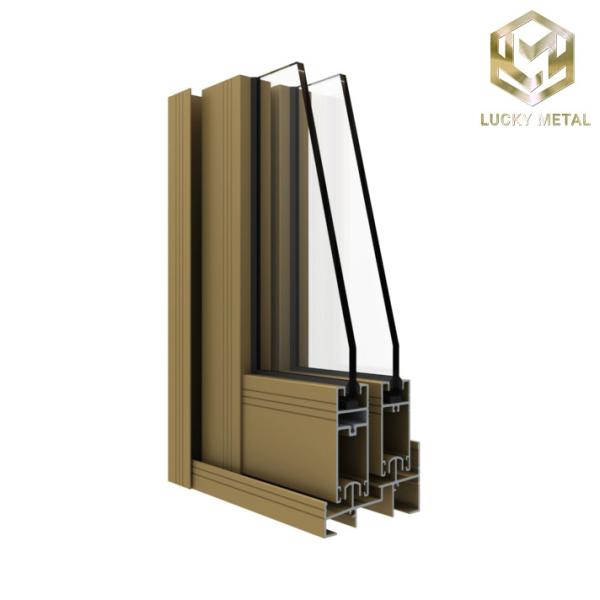 High-Strength Rust Proof Aluminium Door Frame Profile For Industrial Installatio