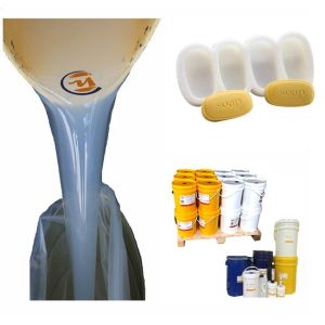 Cheap Two Part Platinum Cured Liquid Silicone Rubbers Translucent Silicone For Candle Soap Molds 10 Shore A for sale