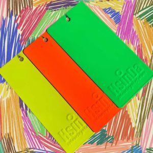 China RAL1026 Epoxy Polyester Powder Coating Fluorescent Neon Yellow on sale