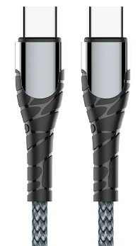 Quality Tough Braided Dual Type - C Cable for High - Speed Data & Charging wholesale