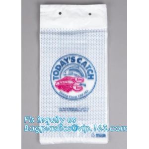 China Suppliers LDPE Very Strong Plastic Ice Bag With Drawstring, leakproof ice