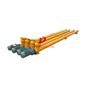 Inclined Tubular Flexible Screw Conveyor / Limestone Auger Screw Conveyor