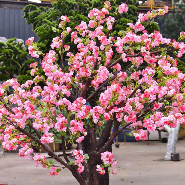 250cm Plastic Artificial Cherry Blossom Tree Decoration Plant For Reception Center