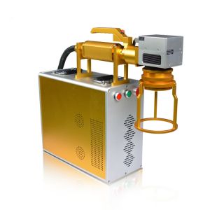 portable mini 20w metal fiber color laser marking machine with ezcad