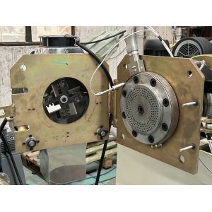 PVC PP PE Plastic Powder Hot Cutting Pelleziting Granulating Granulator Machine