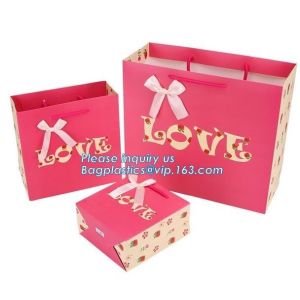 Various shape luxury kraft paper shopping bag,Customized Luxury Kraft Paper Gift