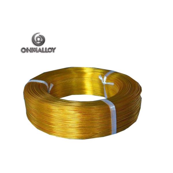 Myfs-10 Polyimide-fluoro46 Composite Film Wrapped Copper Flat Wire