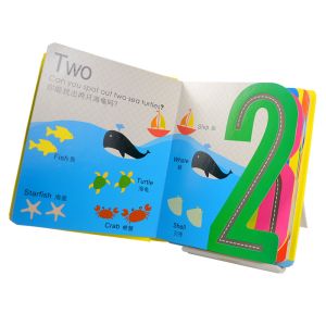 7x7 Inch Photo Board Book Printing cut out alphabet shape