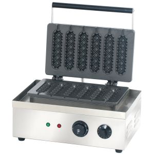 220V-240V Voltage Hot Dog Lolly Waffle Maker Machine for Non-stick Corn Crispy