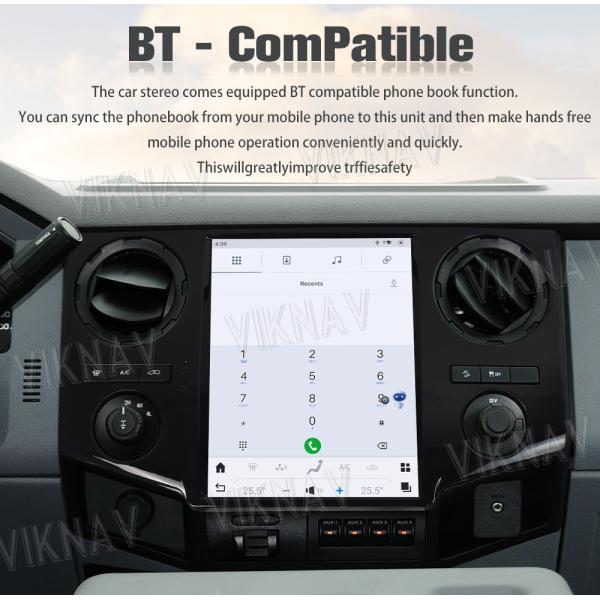 Viknav Car Radio For Ford F250 F350 F450 F650 (2009-2014) 12.1 inch Android 13 Auto Multimedia GPS Navigation Head Unit
