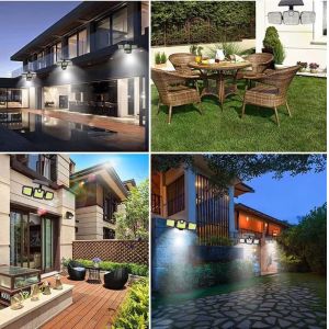 Energy Efficient Wall Mounted Solar Led Lights Remote Control