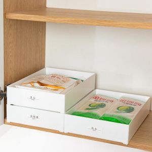 30x20x6cm White Drawer Divider Plastic Drawer Organizer Customized