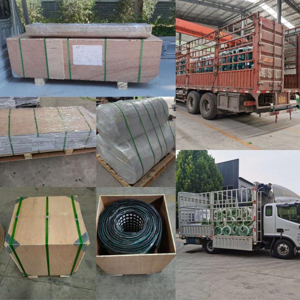 High Abrasion Resistant Ceramic Pulley Lagging 95% Alumina Ceramic for conveyor pulley