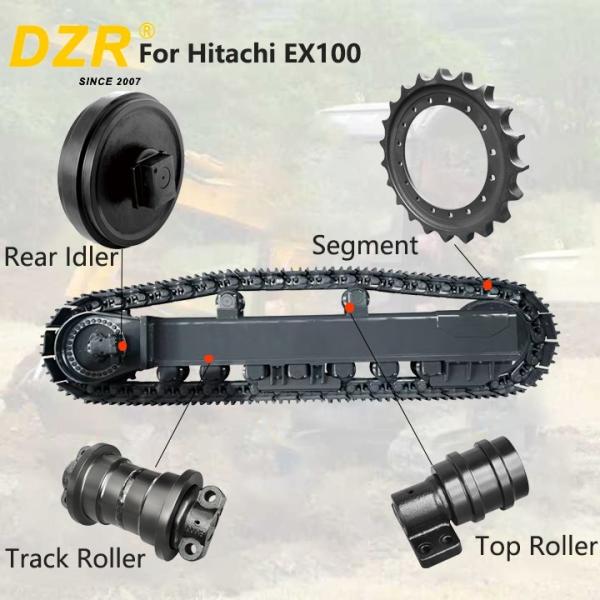 Quality 9066508 9061288 1010325 9068144 H-i-t-a-c-h-i EX100 Chassis Assembly Excavator Top Track Roller Idler Sprocket Segment For Undercarriage Spare Parts wholesale