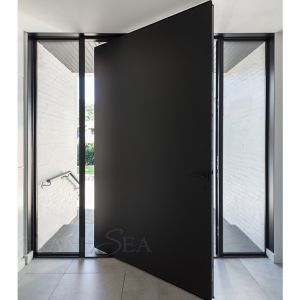 Luxury Style Top Quality Black Color Bright Painting Side Glass Fixed Panel