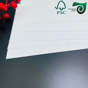 Extra Thick One Sided Coated White Board Paper Customizable Cosmetics Packaging