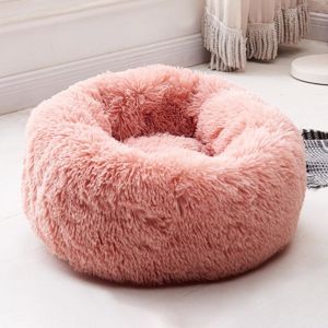 Super Soft Donuts Beds / Calming Dog Bed Fluffy Comfortable For Large Dog / Cat
