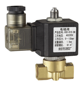 Quality 1.5mm Normally Open Miniature Solenoid Valve 3 Way Direct Acting 1 / 8 " - 1 / 4 " wholesale