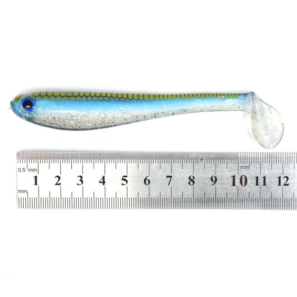 1 set 120 mm 10 g Soft Bait Fish Fishing Lure Shad 3D Eyes Soft basf Material fishing Lure