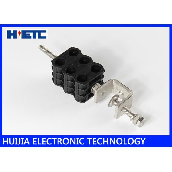 Quality 1-1/4" Two Hole Type Fiber Optic Cable Clamp 6 Way wholesale