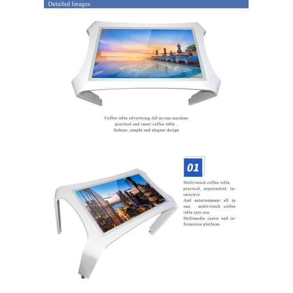 Waterproof Gaming Multi Touch Screen Table 43 Inch 1920 * 1080 Resolution