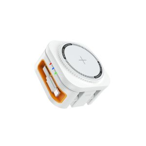 Black And White Desktop AII In One Wireless Charger ABS PC Zinc Alloy Material