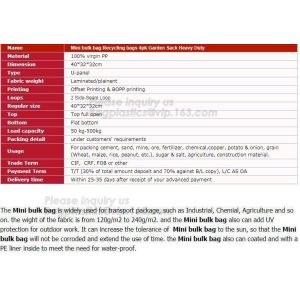 1500kg pp woven jumbo bag packing for sand and ore with high UV treated,PP Big