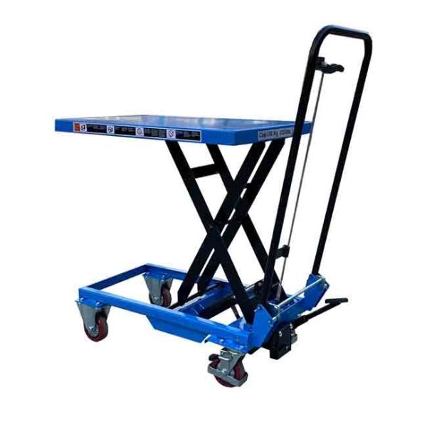 Single Scissor Platform 32.68in * 19.69in Manual Scissor Lifter Tables Max