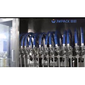 Automatic Soap Detergent Dishwashing Piston Liquid Filling Machine 4 Head 100ml