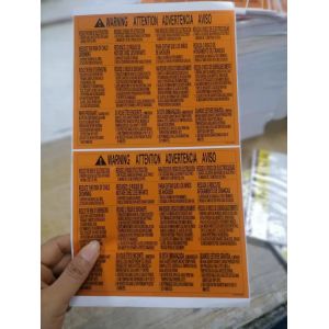 Custom Waterproof Metallic Stickers For Packaging Labels Silver Polyester 