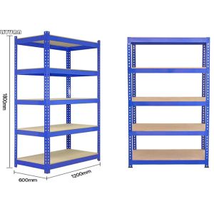 Cheap Capacity 50-100 Kgs Warehouse Storage Racking Metal Shelving Optional Color for sale
