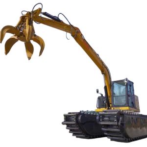 Dredge Amphibious Excavator Undercarriage Pontoon Floating Corrosion Resistant