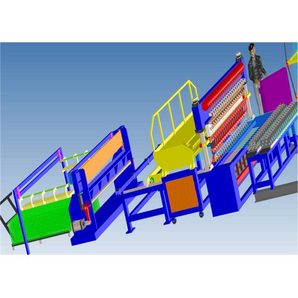 Quality Max 6 Mm Wire Mesh Welding Machine With Mesh Cutting Line Automatic wholesale