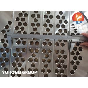 ASME SA182 F316L SS Baffle Tubesheet For Heat Exchanger , Placa Caldera