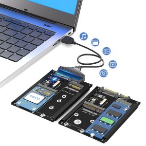 2 In 1 Combine M.2 NGFF Key B & MSATA SSD To SATA3 Adapter Seamless Integration