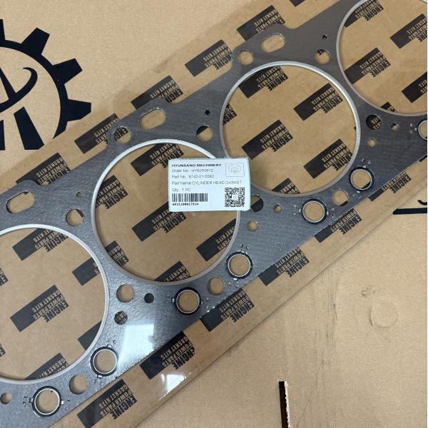 Hyunsang Excavator Parts CYLINDER HEAD GASKET 6742-01-5582 for Komatsu 6D114 Engine