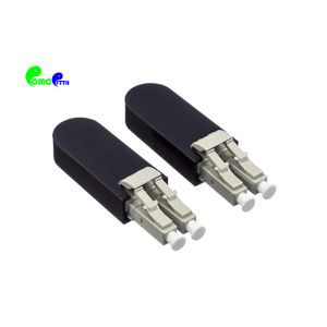 LC - LC MM Fiber Optic Loopback OM1 62.5 / 125 , OM2 50 / 125 With Black Plastic