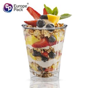 China Tableware drinkware 300ml clear plastic tea cups wholesale for cold beverage on sale