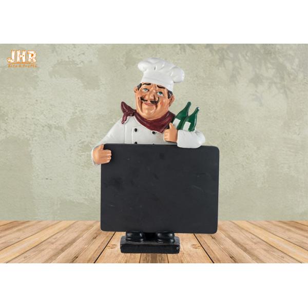 Quality Small Polyresin Statue Figurine With Chalkboard Blackboard wholesale