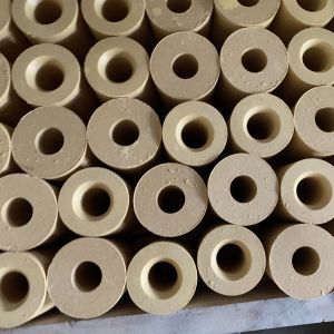 Cheap 95.5% ZrO2 Refractory Materials Tundish Nozzles Zirconia Inserts Abrasion Proof for sale